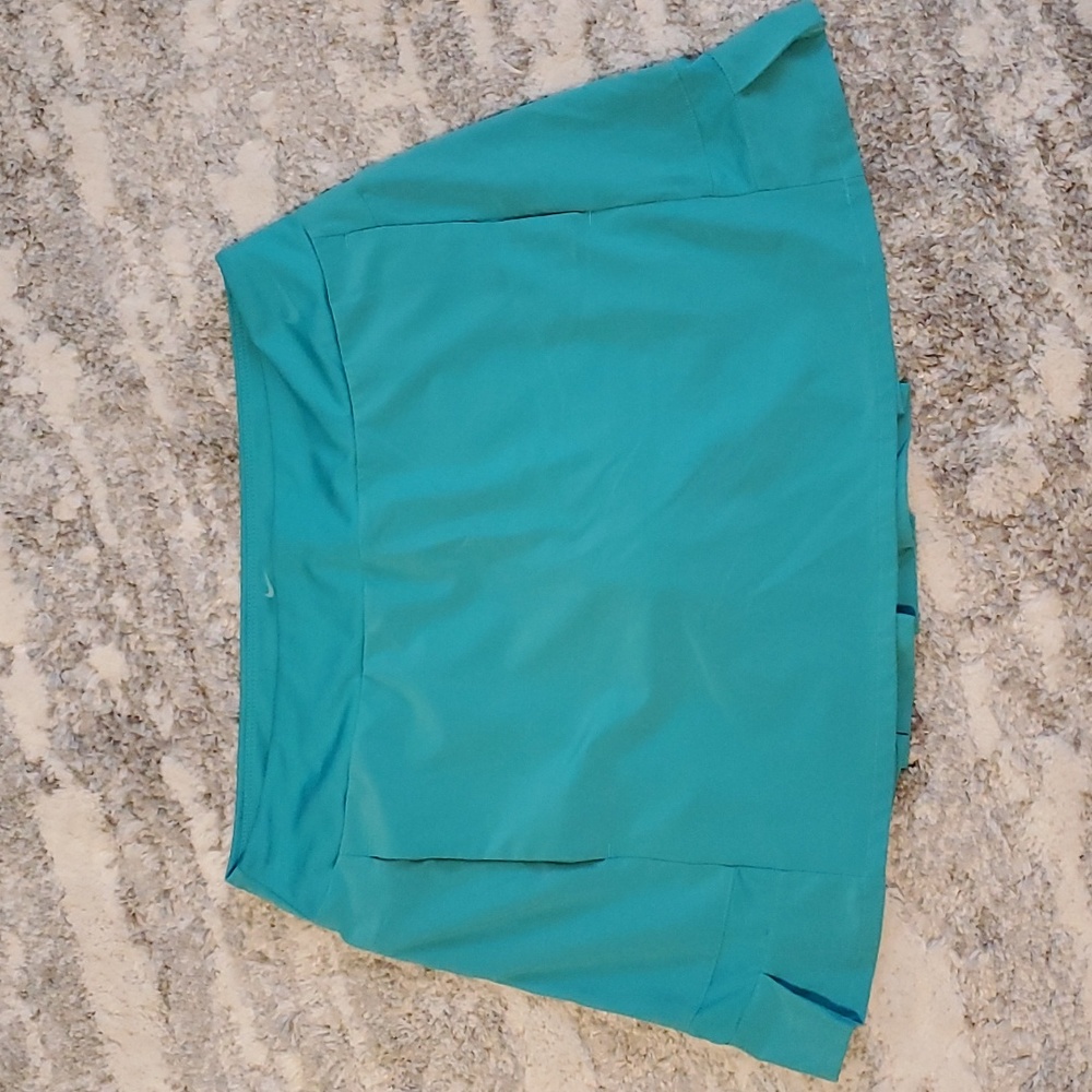 Nike Teal Blue Ruffle Tennis Golf Athletic Skort Sz M